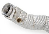 Kingman Speed® (15-21) Mercedes AMG C450/C43 M276 304SS 3" Catless Down Pipe with Heat Wrap Layer