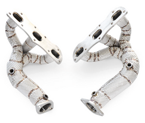 Kingman Speed® (04-12) Porsche 911 997 3.6L 304SS Exhaust Manifold with Heat Wrap Layer