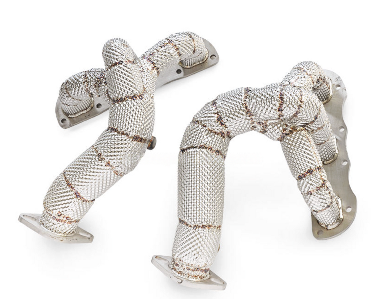 Kingman Speed® (04-12) Porsche 911 997 3.6L 304SS Exhaust Manifold with Heat Wrap Layer