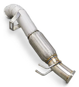 19-25 Ford Focus ST MK4 Catless Exhaust Down Pipe with Heat Wrap Layer

