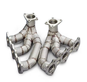 Kingman Speed® (18+) Porsche 911 992 3.0L 304SS Exhaust Manifold with Heat Wrap Layer