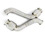 Kingman Speed® (19-24) Mclaren GT 4.0L 304SS 3" Exhaust Down Pipes with Heat Wrap Layer