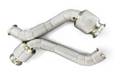 Kingman Speed® (19-24) Mclaren GT 4.0L 304SS 3" Exhaust Down Pipes with Heat Wrap Layer