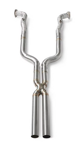 08-19 Maserati GranTurismo 4.2L/4.7L Catless Exhaust Mid-Pipes with He…

