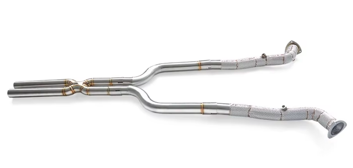08-19 Maserati GranTurismo 4.2L/4.7L Catless Exhaust Mid-Pipes with He…

