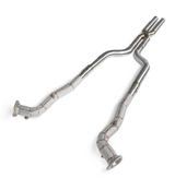 08-19 Maserati GranTurismo 4.2L/4.7L Catless Exhaust Mid-Pipes with He…

