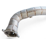 17-23 McLaren 720S 4.0L M840T Catless Exhaust Down Pipes with Heat Wrap
