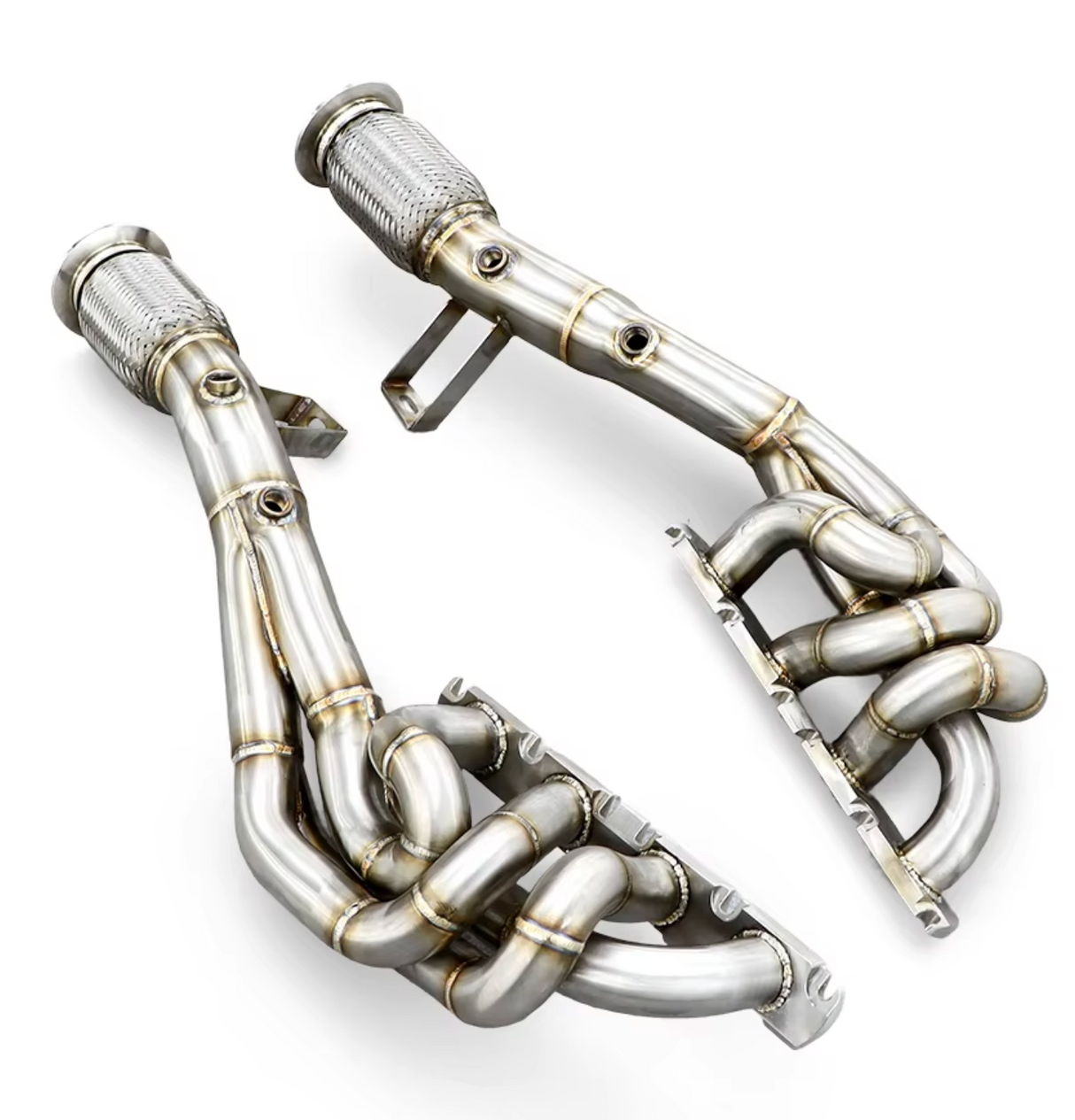 2007-2012 Audi S5 B8 4.2L CAU 304SS Long Tube Exhaust Headers

