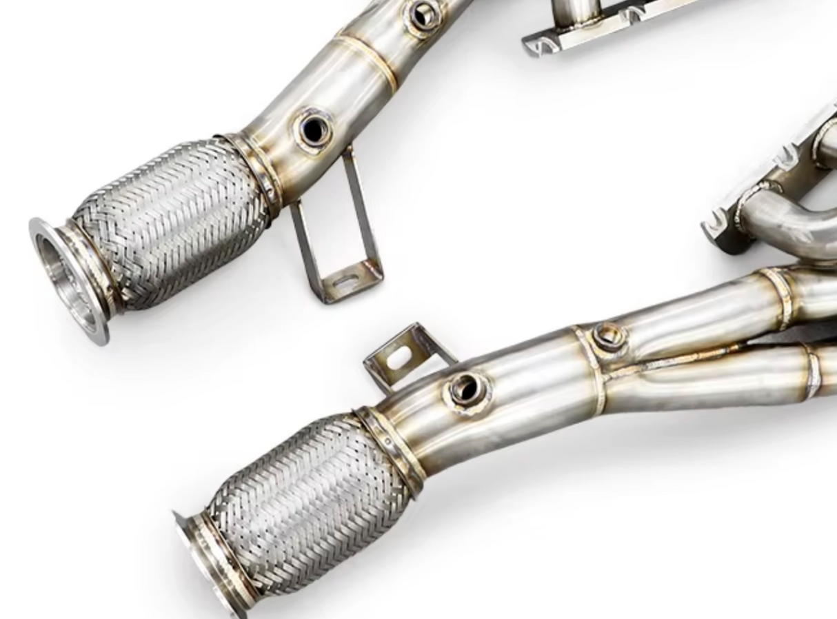 2009-2024 Audi R8 5.2L V10 Type 4S Long Tube Exhaust Headers

