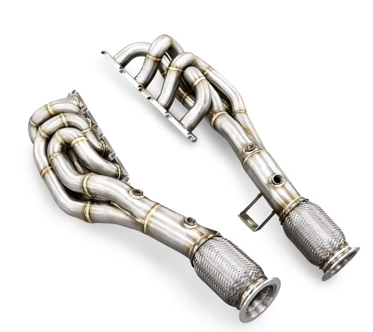 2009-2024 Audi R8 5.2L V10 Type 4S Long Tube Exhaust Headers

