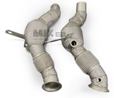 Kingman Speed® (19-23) Ferrari F8 Tributo/Spider 3.9L F154 Exhaust Down Pipes with Heat Wrap Layer