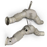 Kingman Speed® (19-23) Ferrari F8 Tributo/Spider 3.9L F154 Exhaust Down Pipes with Heat Wrap Layer