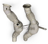 Kingman Speed® (19-23) Ferrari F8 Tributo/Spider 3.9L F154 Exhaust Down Pipes with Heat Wrap Layer