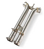 Kingman Speed® (17-23) Porsche Panamera 2.9L/3.0L EA839 304SS 3" Catless Exhaust Mid-Pipes