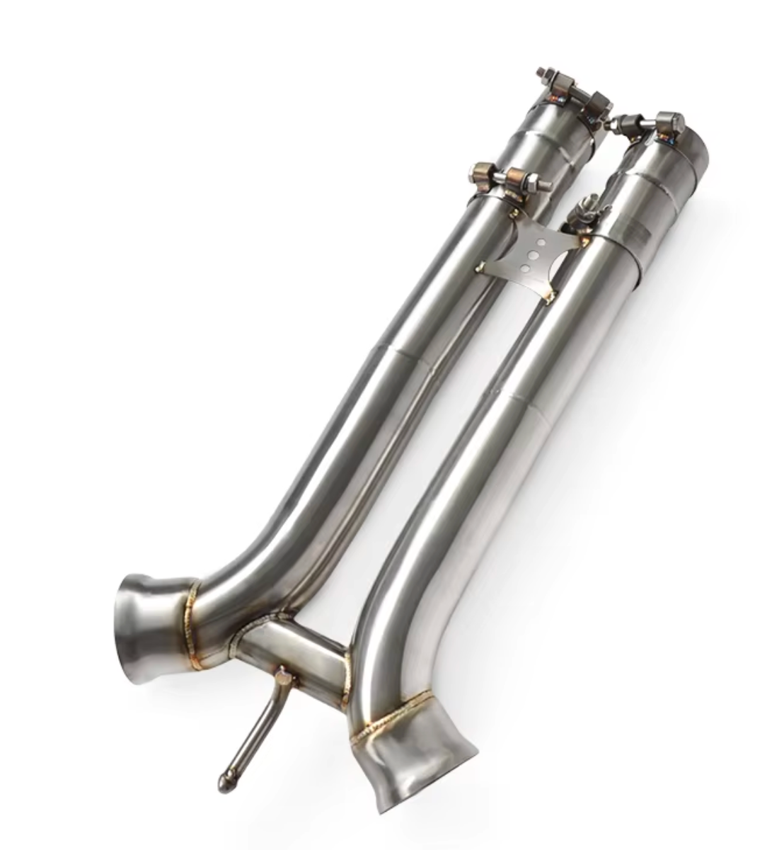 Kingman Speed® (17-23) Porsche Panamera 2.9L/3.0L EA839 304SS 3" Catless Exhaust Mid-Pipes