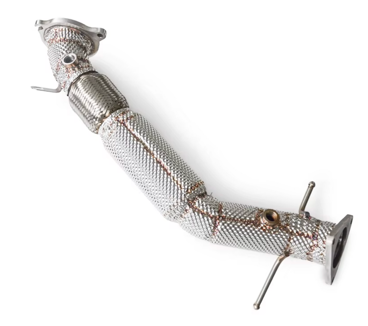 Kingman Speed® (12-18) Range Rover Evoque 2.0L 304SS 3" Catless Down Pipe with Heat Wrap Layer