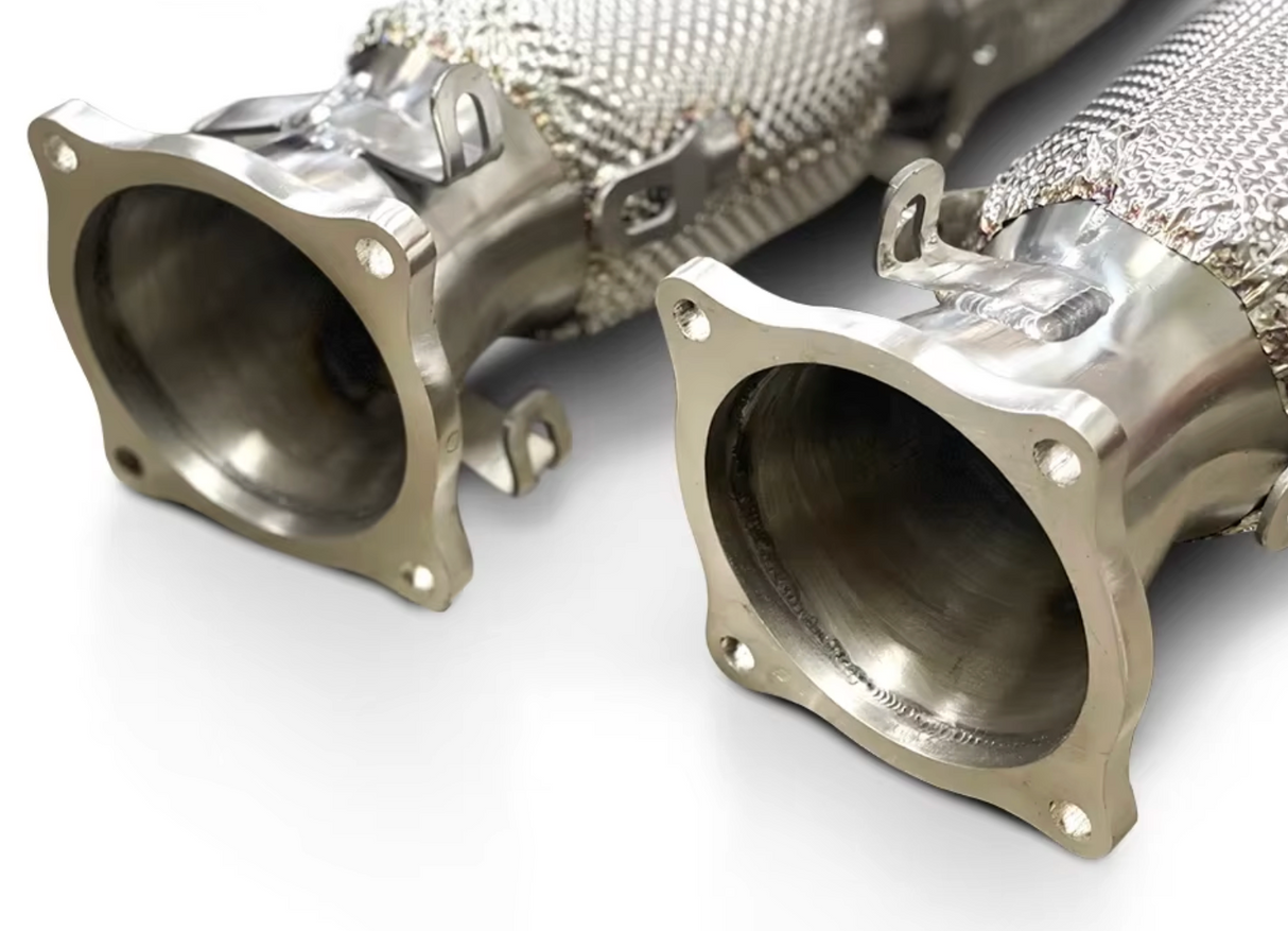 2016-2022 Acura NSX 3.5L JNC1 Catless/Catted Exhaust Down Pipes with H…

