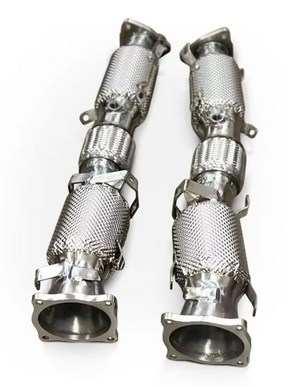 2016-2022 Acura NSX 3.5L JNC1 Catless/Catted Exhaust Down Pipes with H…

