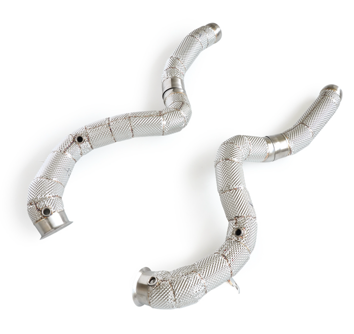 15-21 Mercedes AMG C63 W205 M177 Catless Exhaust Down Pipes