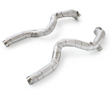 15-21 Mercedes AMG C63 W205 M177 Catless Exhaust Down Pipes