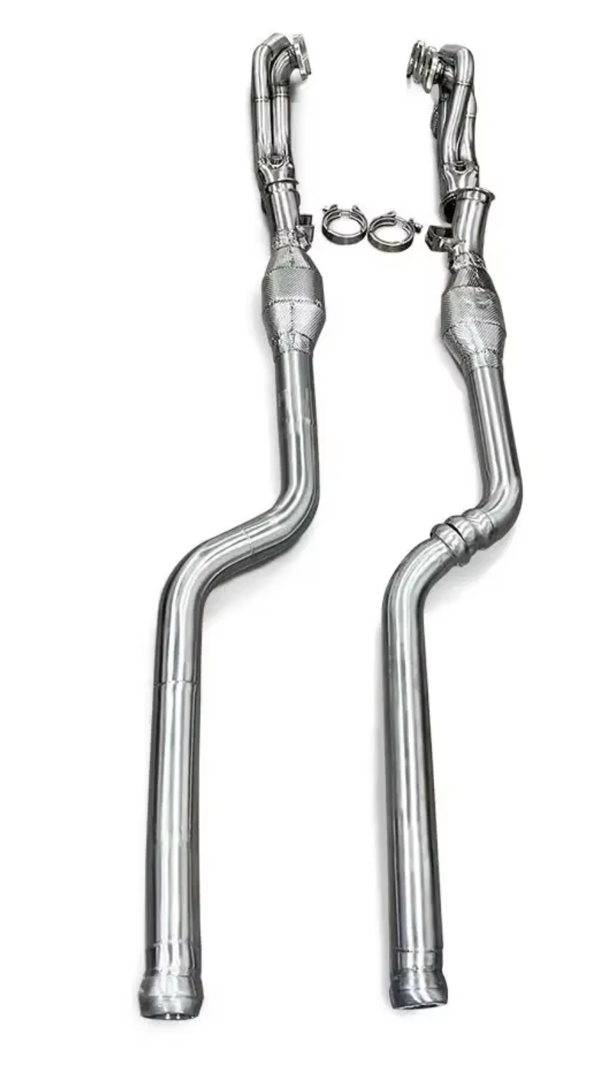 08-15 Mercedes-Benz C63 AMG W204 6.2L M156 Long Tube Headers

