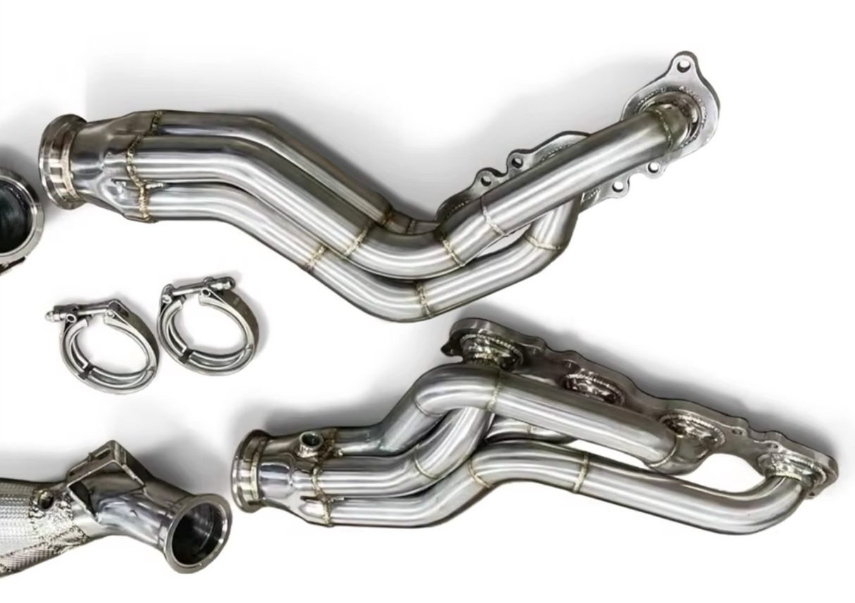 08-15 Mercedes-Benz C63 AMG W204 6.2L M156 Long Tube Headers


