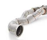 22+ Audi RS3 8Y EA855 Catless Exhaust Down Pipe with Mid-Pipe Set

