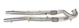 22+ Audi RS3 8Y EA855 Catless Exhaust Down Pipe with Mid-Pipe Set

