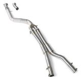 21+ BMW M240i G42 B58B30 Catless Mid-Pipes with Heat Wrap Layer

