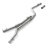 21+ BMW M240i G42 B58B30 Catless Mid-Pipes with Heat Wrap Layer

