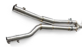 21+ BMW M240i G42 B58B30 Catless Mid-Pipes with Heat Wrap Layer

