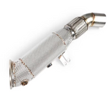 17-23 BMW 640i G32 B58B30 Exhaust Down Pipe with Heat Wrap Layer

