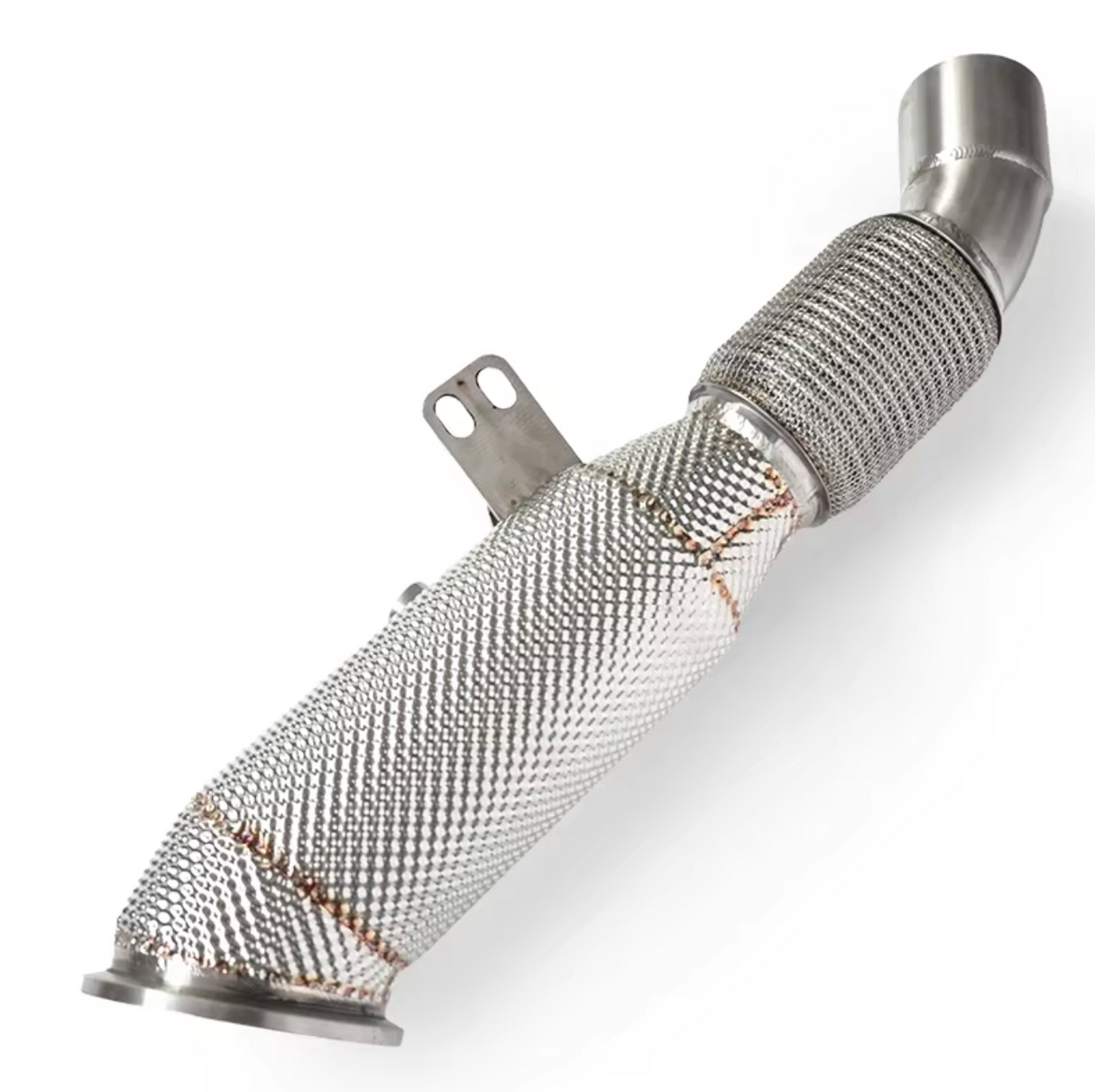 19+ BMW 840i G15 B58B30 Exhaust Down Pipe with Heat Wrap Layer

