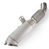 19+ BMW 840i G15 B58B30 Exhaust Down Pipe with Heat Wrap Layer

