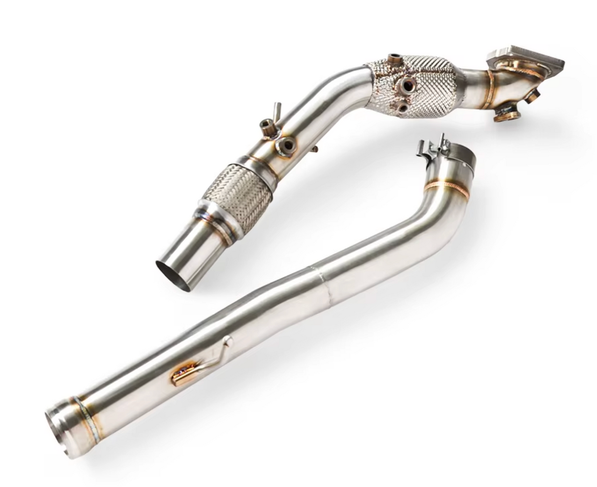 2019+ Jeep Wrangler JL 2.0L Exhaust Mid-Pipe with Heat Wrap Layer

