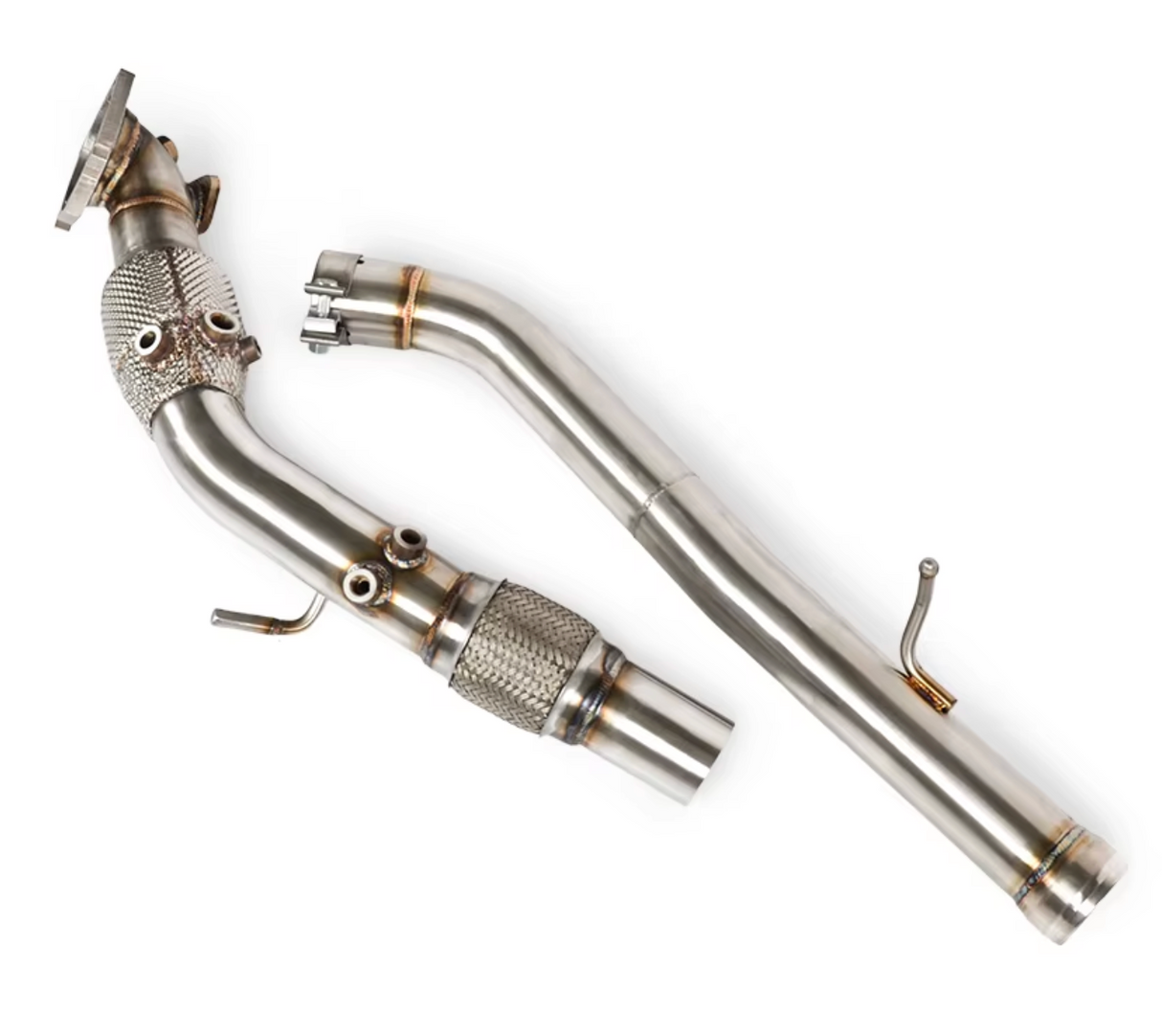 2019+ Jeep Wrangler JL 2.0L Exhaust Mid-Pipe with Heat Wrap Layer

