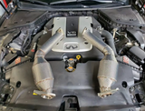 Kingman Speed® 370Z/G37/FX37/QX50/QX70 3.7L 304SS 3" Exhaust Down Pipes with Heat Wrap Layer