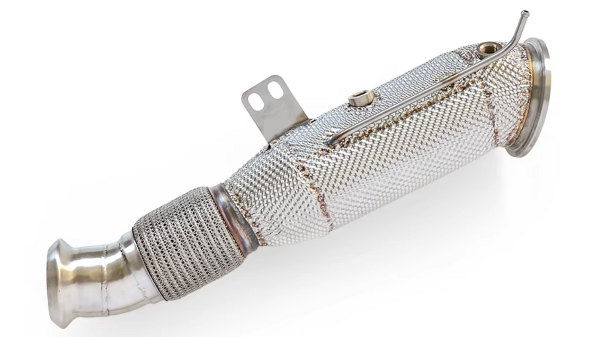 BMW M240i G42 B58B30 3" Exhaust Down Pipe with Heat Wrap Layer

