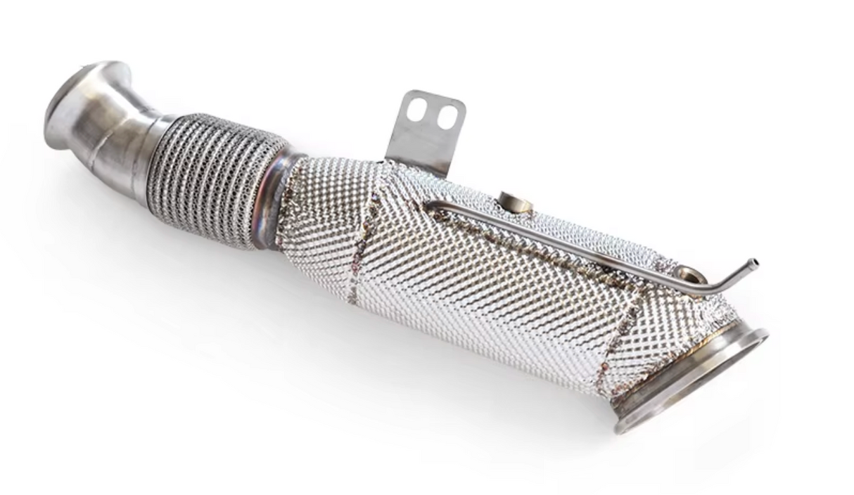 BMW M240i G42 B58B30 3" Exhaust Down Pipe with Heat Wrap Layer

