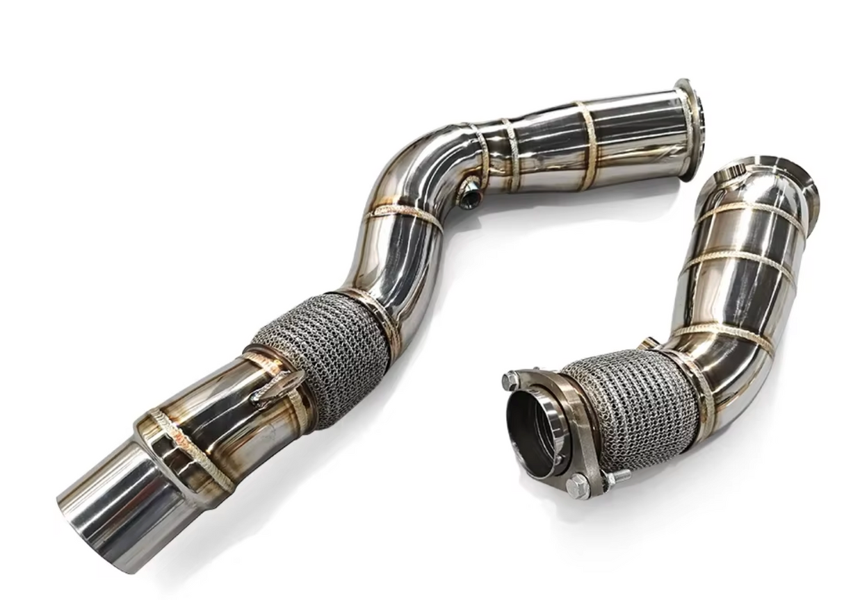 BMW M2C F87/M3 F80/M4 F82 S55B30 Catless Exhaust Down Pipe

