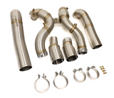 ARM Motorsports® (15-21) Mercedes AMG GT C190 M178 304SS 3.5" 200 Cell Catted Down Pipes