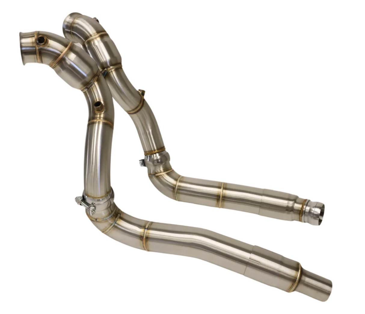 ARM Motorsports® (15-21) Mercedes AMG GT C190 M178 304SS 3.5" Catless Down Pipes