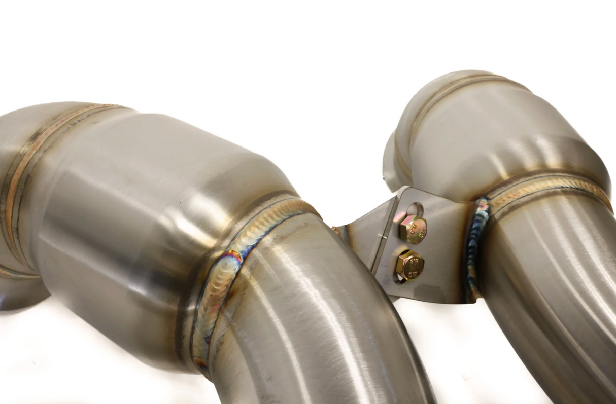 ARM Motorsports® (15-21) Mercedes AMG GT C190 M178 304SS 3.5" 200 Cell Catted Down Pipes