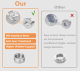 Kingman Speed® M18 x 1.5 Steel Oxygen Sensor Bungs