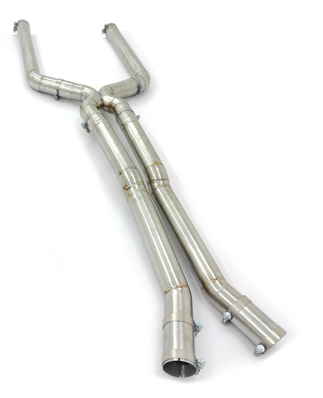 2018-2023 BMW M5 F90 4.4L S63B44 304SS Catless Exhaust X-Pipe

