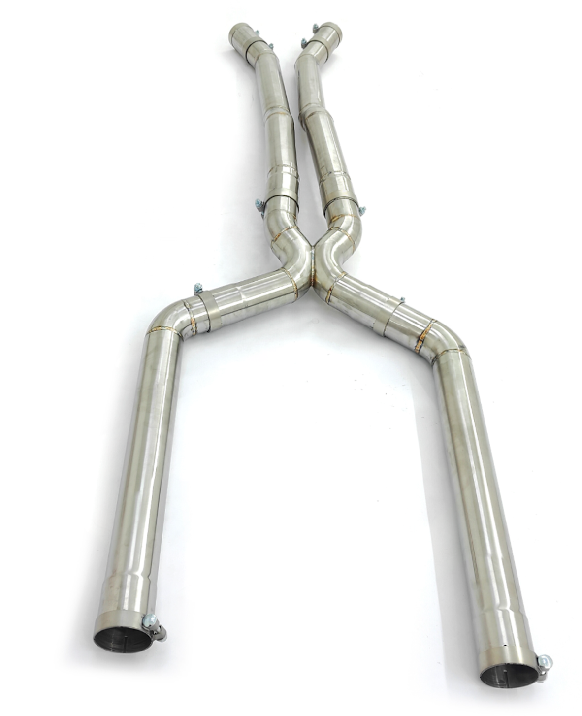 2018-2023 BMW M5 F90 4.4L S63B44 304SS Catless Exhaust X-Pipe

