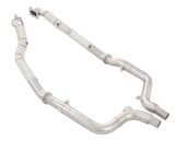 Kingman Speed® (15-23) Dodge Challenger 3.6L 304SS 3" Catless Mid-Pipes with Heat Wrap Layer