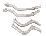 Kingman Speed® (15-23) Dodge Challenger 3.6L 304SS 3" Catless Mid-Pipes with Heat Wrap Layer
