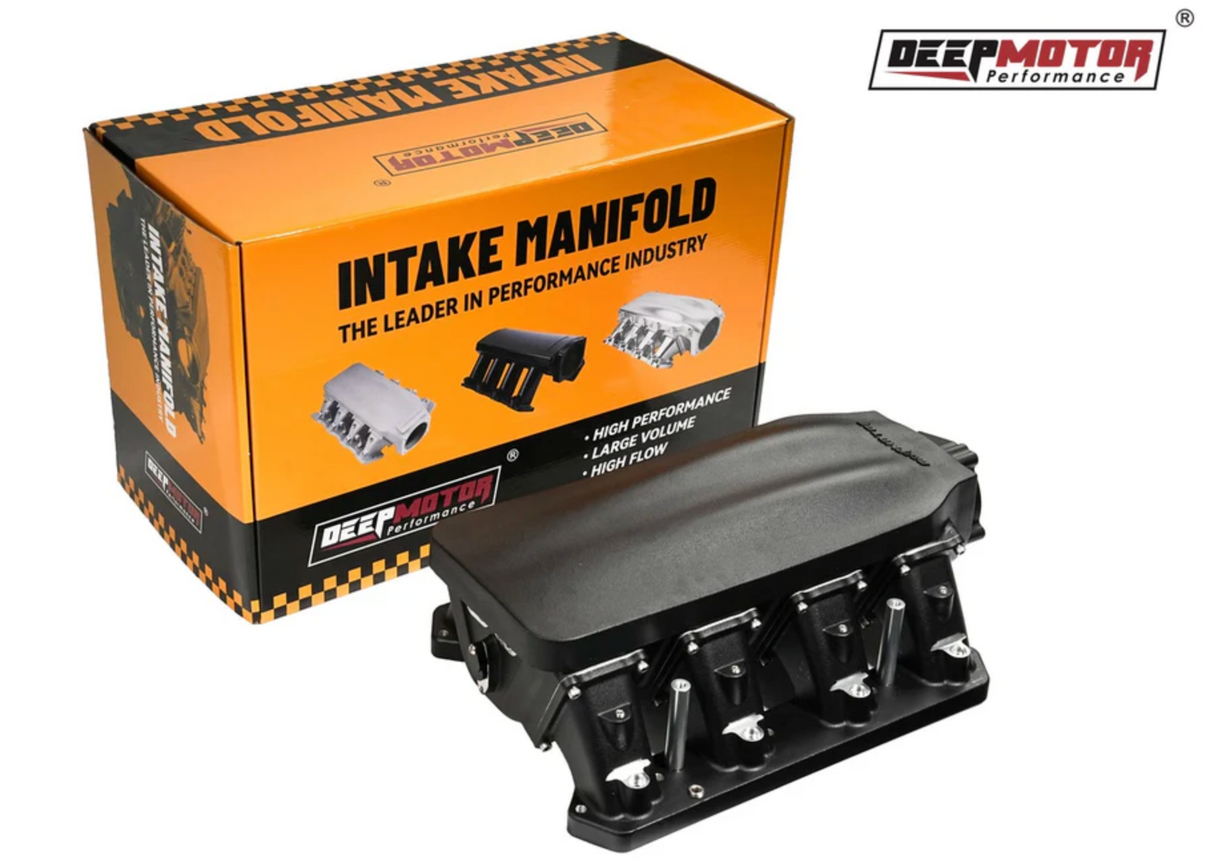 Deep Motor® GEN III HEMI 90mm Cast Aluminum Intake Manifold with Dual Throttle Body Bolt Pattern