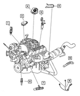 Mopar® #56041584AF Camshaft Position Sensor
